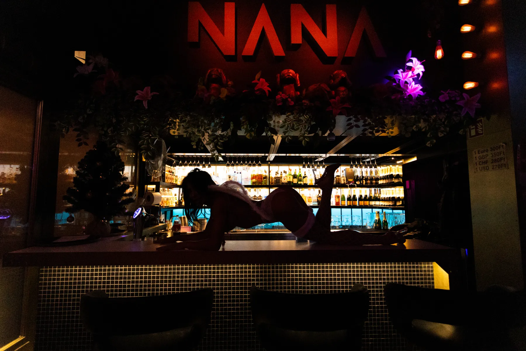After-dark moments — the bar